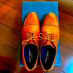 New Cole Haan Jefferson Grand Capox II British TAN
